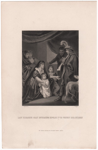 Lady Eleanor Gray Entreating Edward IV to Protect Her Children